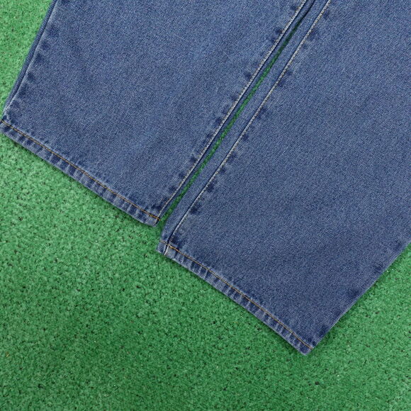 NWT FULL BLUE REGULAR FIT DENIM BLUE JEANS MENS SIZE 44X40 NEW! - Picture 3 of 8